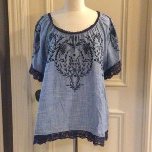 Sundance Embroidered Top